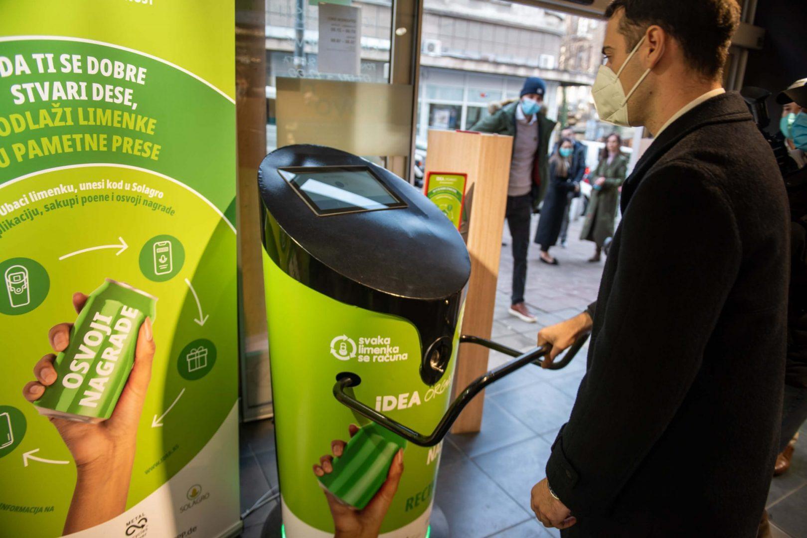 Future of Recycling: Smart Can Recycling Campaign has Been Launched in Belgrade
