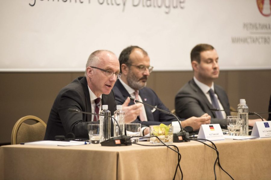 Gojko Stanivuković, Sem Fabrizi and Thomas Schieb